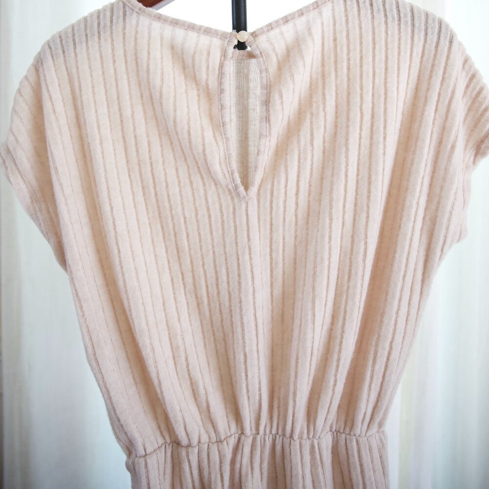 Soft Ribbed Knit Jumpsuit - Picture 3 of 5